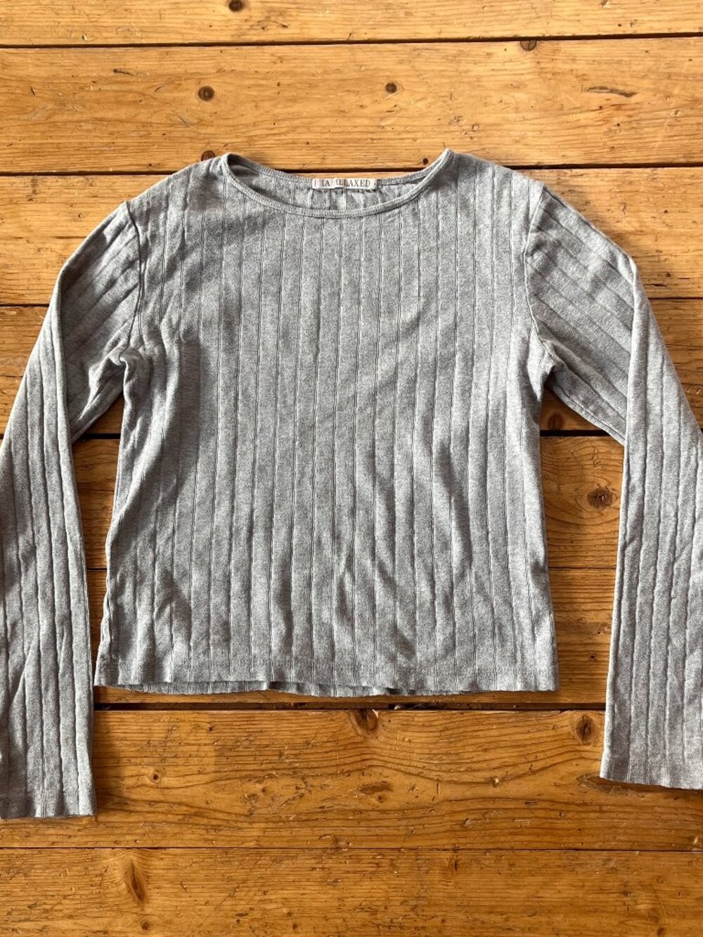 LA Relaxed pointelle tee S